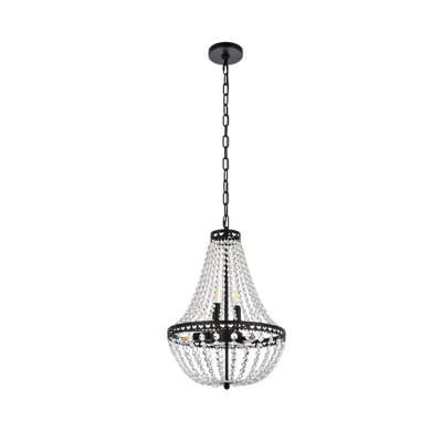 Priyanka 5 - Light Crystal Dimmable Teardrop Chandelier