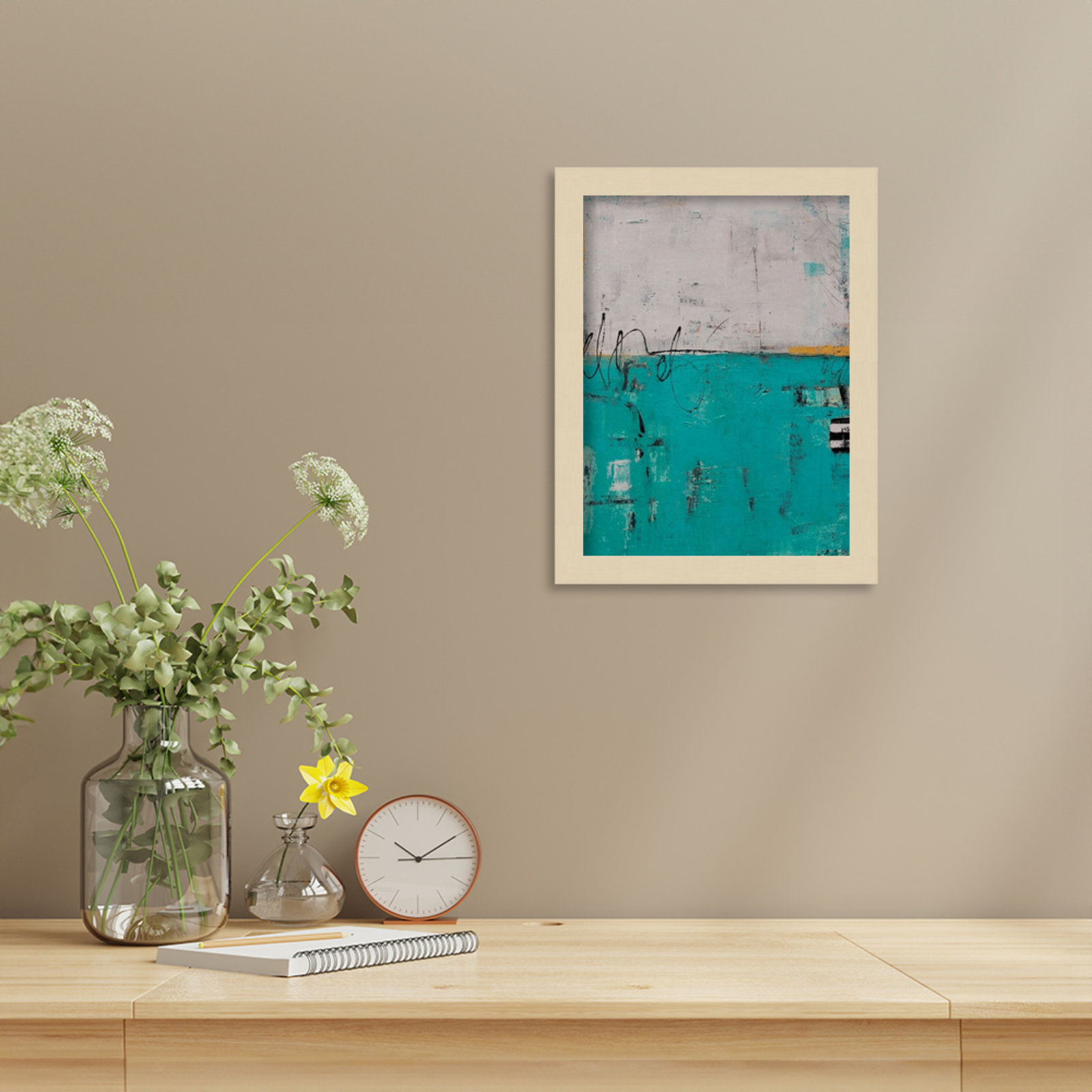 Urban Harmony Print by Erin Ashley, Brown, 13" H x 10" W