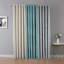Soft Velour Eyelet Blackout Curtain-85954671-85954676