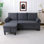 L-Shaped Reversible Chaise Sectional Sofa With Storage