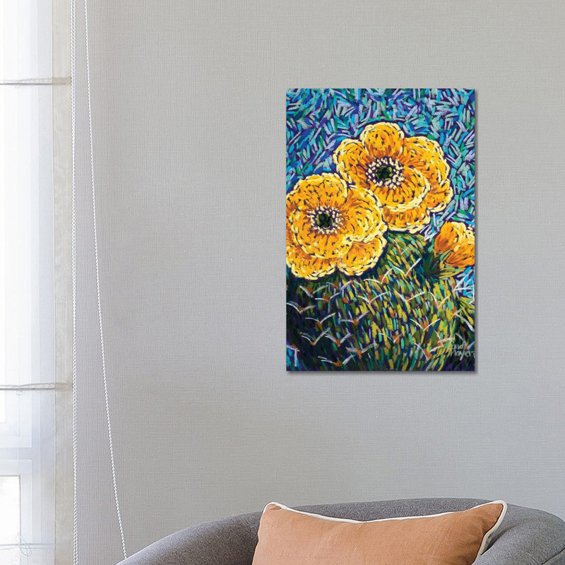 Prickly Pear by Candy Mayer - Wrapped Canvas Painting, 66.04 cm H x 45.72 cm W x 1.91 cm D