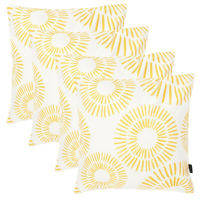 Indoor / Outdoor Abstract Square Throw Cushion