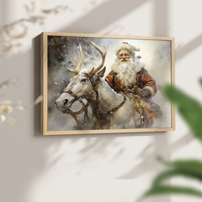 Art de Noël - CCLIV - Reproduction encadrée - Restickable