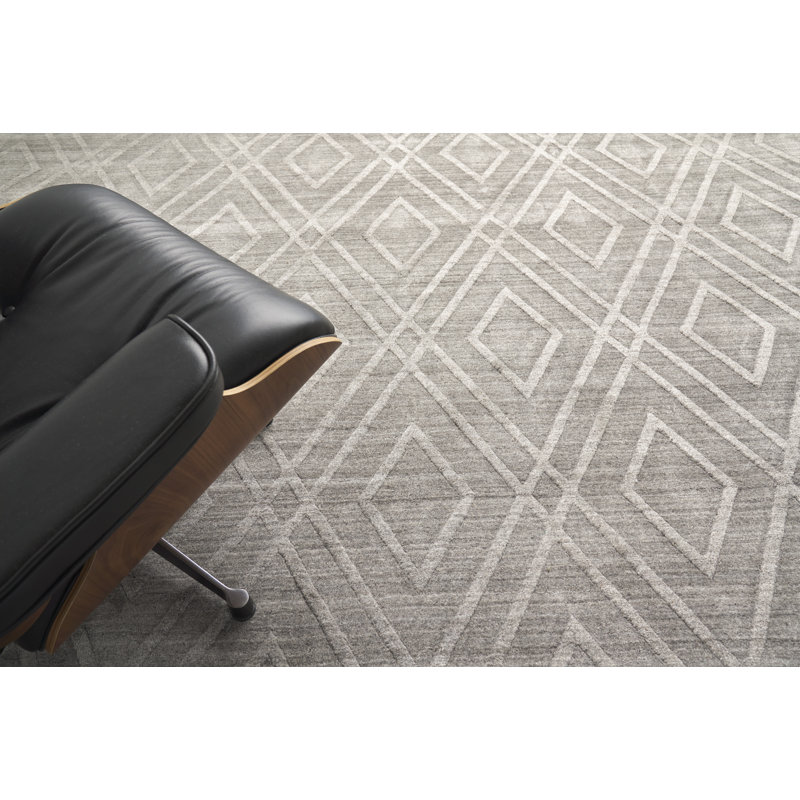 Castelli Geometric Area Rug in Gray, Rectangle 14' x 18'