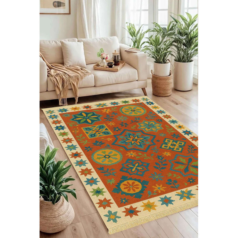 Tapis à motif géométrique Southwestern Star