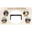 Console 65 pouces en placage de bois massif rustique-784552540