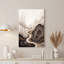Silhouette, arbres et toiles abstraites tourbillonnant sur terre-133910886