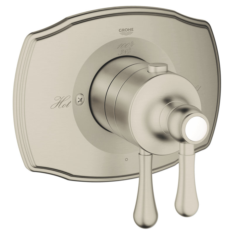 Garniture thermostatique Grohflex® Authentic, Nickel brossé Infinity
