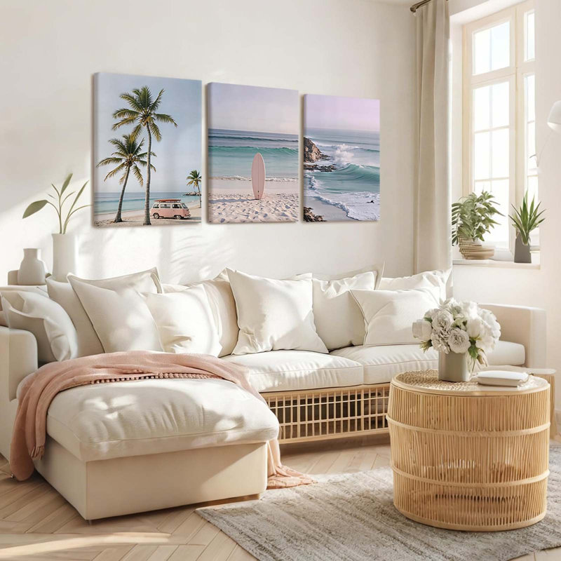 3 Piece Wrapped Canvas Wall Art