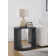 Estie Round Wood Slatted End Table With Open Shelf