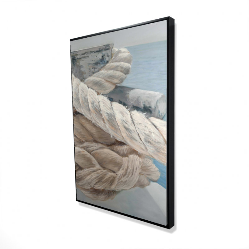 Tie-Down Ropes Closeup Print On Canvas