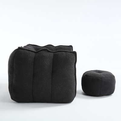 Soft Bean Bag Chair With High Resilient Foamfor Living Room And Bedroom