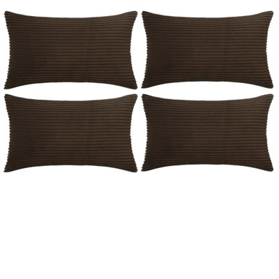 Housse de coussin à rayures