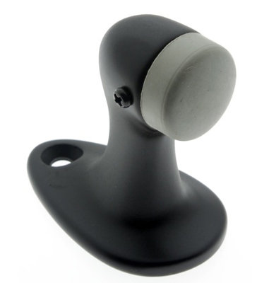 Solid Brass Gooseneck Large Floor Mount Stop