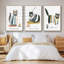 Feuilles antiques IV, ensemble de 3 toiles encadrées sur toile-97760376-97760381