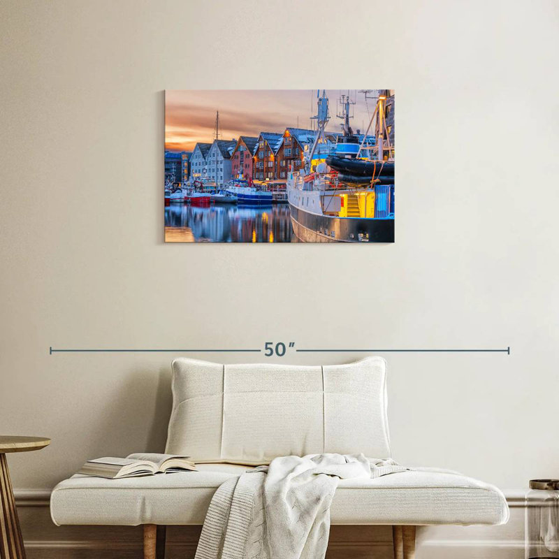 Mehar Boats At Tromso Port, 20" H x 30" W
