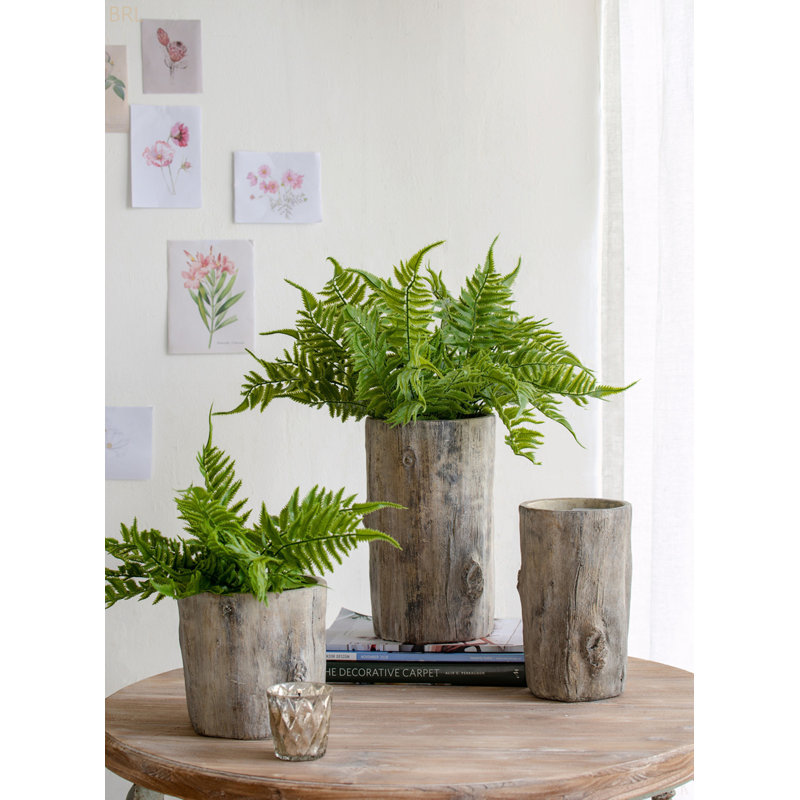 Ensemble de jardinières artistiques avec des motifs uniques pour un attrait décoratif