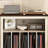 Rustic Record Player Stand Vinyl Record, Holder Hold Up To 230 Albums Farmhouse Turntable Stand With Cable Management-2003786821