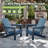 Adirondack Chairs Set Of 2, Plastic Adirondack Chair, Adirondack Chairs, HDPE Adirondack Chair, Folding Adirondack Chairs, Outdoor Chairs With Cup Holder For Lawn Patio Deck Fire Pit-1479527190
