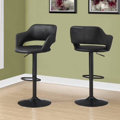 Bardia Swivel Adjustable Height Bar Stool