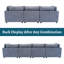 Heffernan 106.77” W Oversized 6-Seater Modular Sofa-433565949