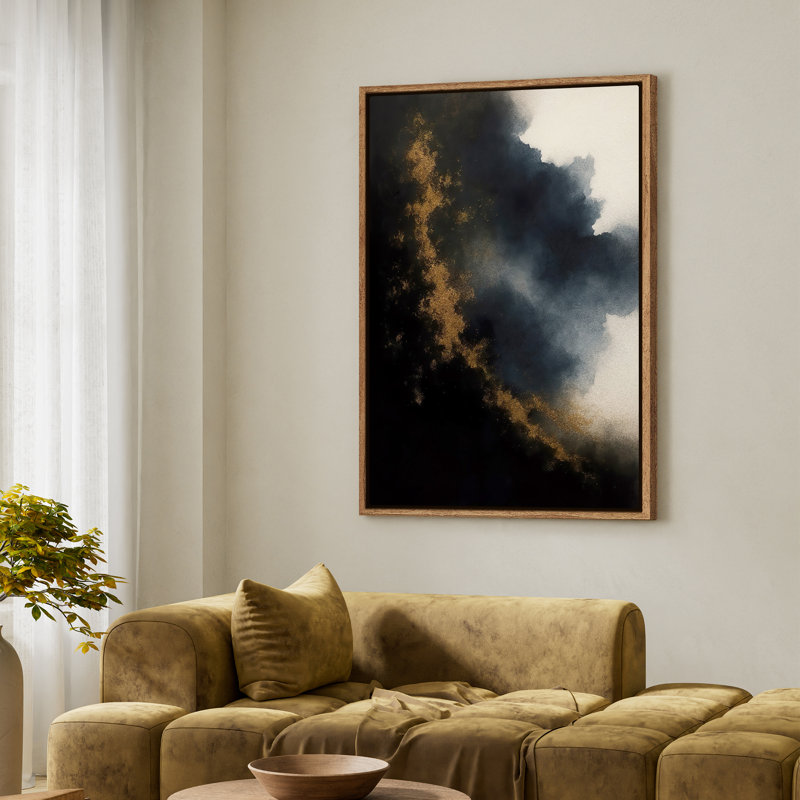 Art mural encadré, impressions murales abstraites rétro pour chambre à coucher - 16 po x 24 po, Naturel, H 24 po x l 16 po