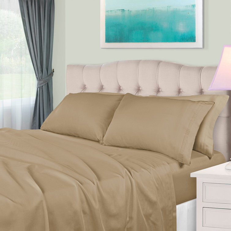 Egyptian Cotton Deep Pocket Solid 650 Thread Count Sheet Set