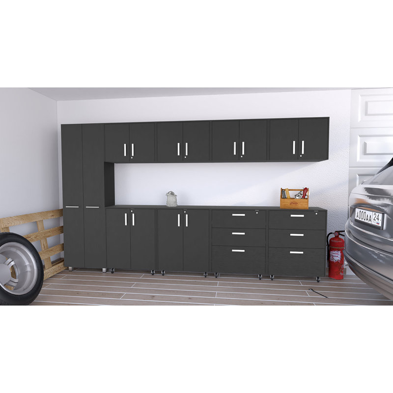 Système de rangement pour garage 9 pièces Georgia