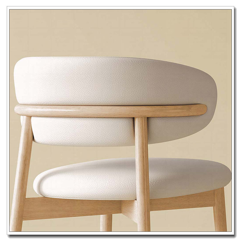 Chaises en cuir PU, Naturel