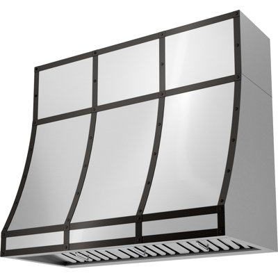Forte Hood Banding Kit for DC14812AS in Matte Black Finish