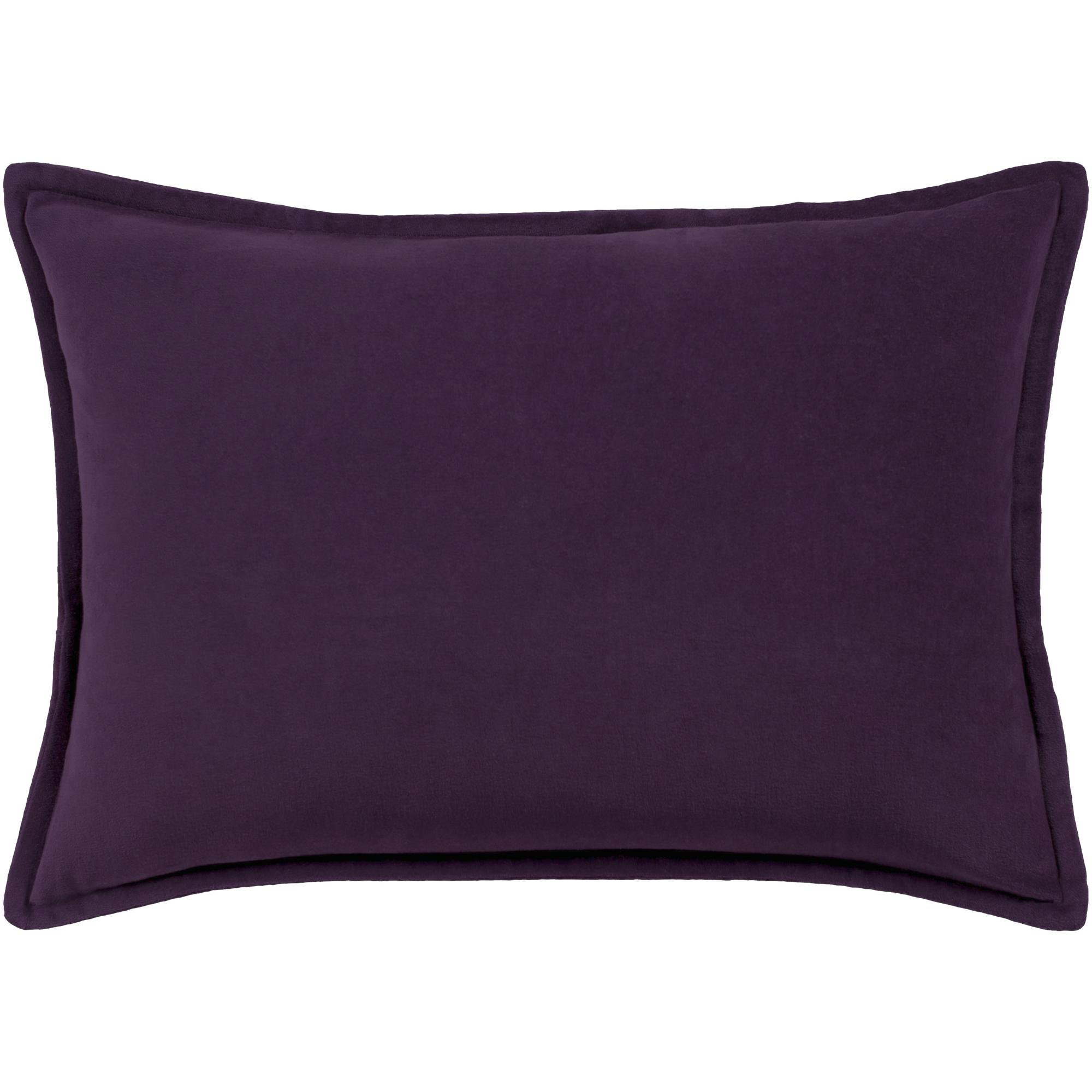 Norwin Cotton Throw Pillow, Plum, Polyester, 13"H x 19"W