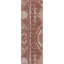 Tapis intérieur / extérieur rouge rouille en polypropylène tissé à la machine Loreen-1292867299