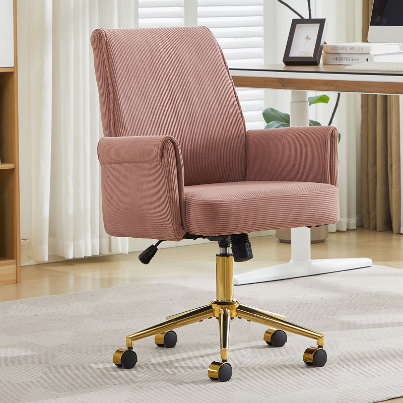 La chaise de bureau à dossier moyen, en tissu rayé et ergonomique, est un excellent choix pour travailler, étudier ou se détendre. La conception à dossier moyen offre une meilleure expérience d'assise.