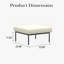 Layinsun Outdoor Patio Ottoman With Cushions (set Of 2)-453836164