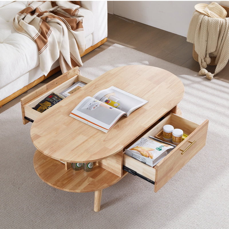 Four Leg Coffee Table with Storage
