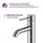 Valle Single-Hole Single-handle Bathroom Faucet-29547843
