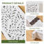 Paravent en bois massif 67 po H - Paravent Serenity Floral-1558671330-1558671328