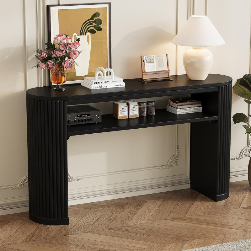 Console Rustic, Noir, Noir, Noir