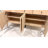 Avenall 57'' Fluted Sideboard Cabinet with 3 Drawers and 4 Doors, Organic Modern Buffet Storage Cabinet with Scalloped Base, Walnut Accent Cabinet for Dining Room, Entryway and Living Room-124977505