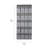 10 Pair Overdoor Shoe Organizer