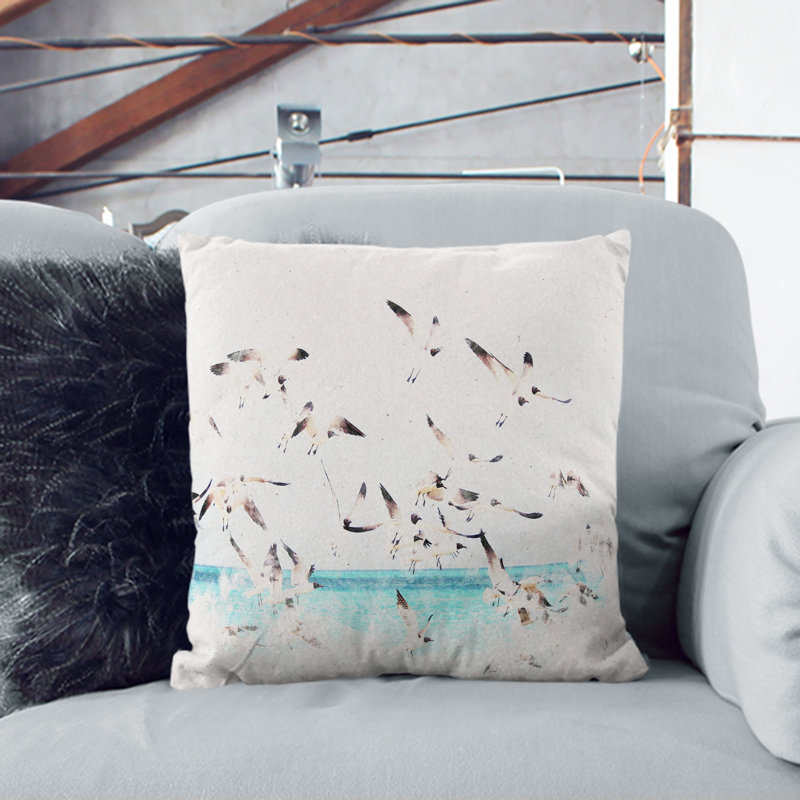 Square Throw Cushion, 55cm H x 55cm W x 20cm D