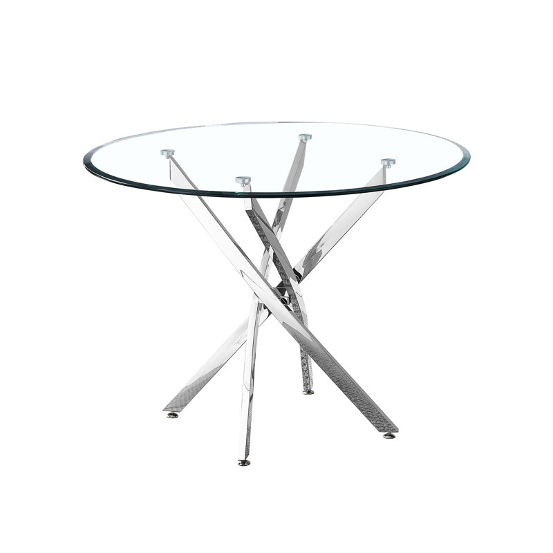 Table de salle à manger Modern Modern, Argent