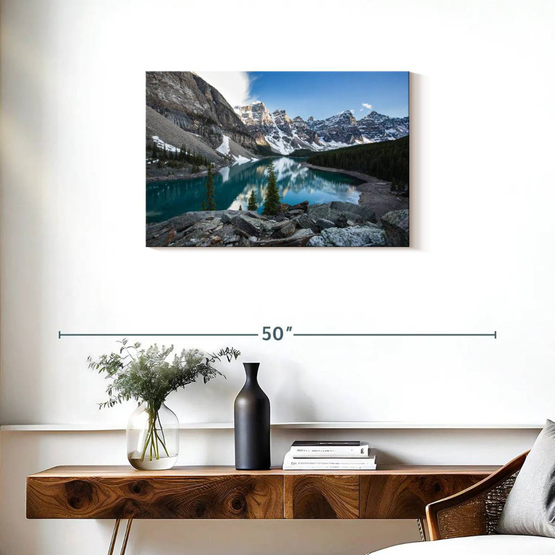 Lac Moraine bleu Alvord Glacial, H 20 po x l 30 po