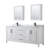 Daria 80'' Double Bathroom Vanity with Marble Top-97902713-97902719