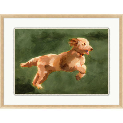 Playful Pups 4 Painting by Nathan Turner