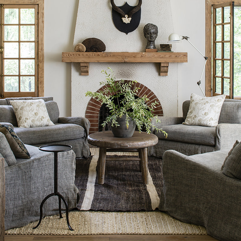 Lauren Liess End Table, Antique Black