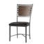Ensemble de chaises rustiques industrielles