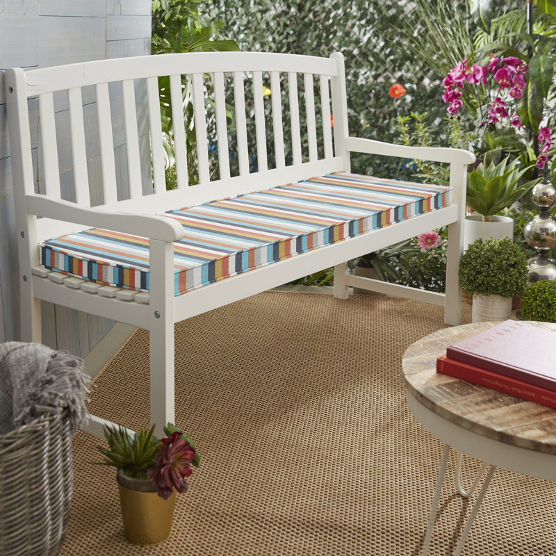 Sunbrella Outdoor Bench Seat Cushion, 45" W x 19" D