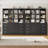 63" Wood Bookcase With Glass Doors & Drawers-335993701