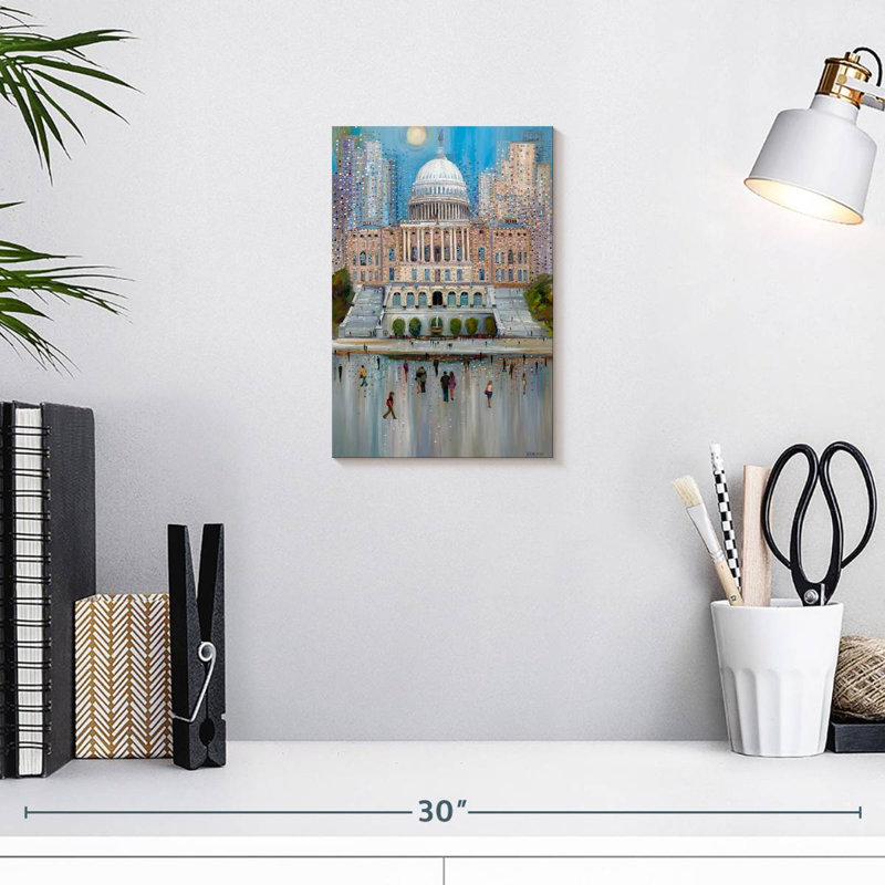 Lilie Stately Washington DC Capitol, 12" H x 8" W